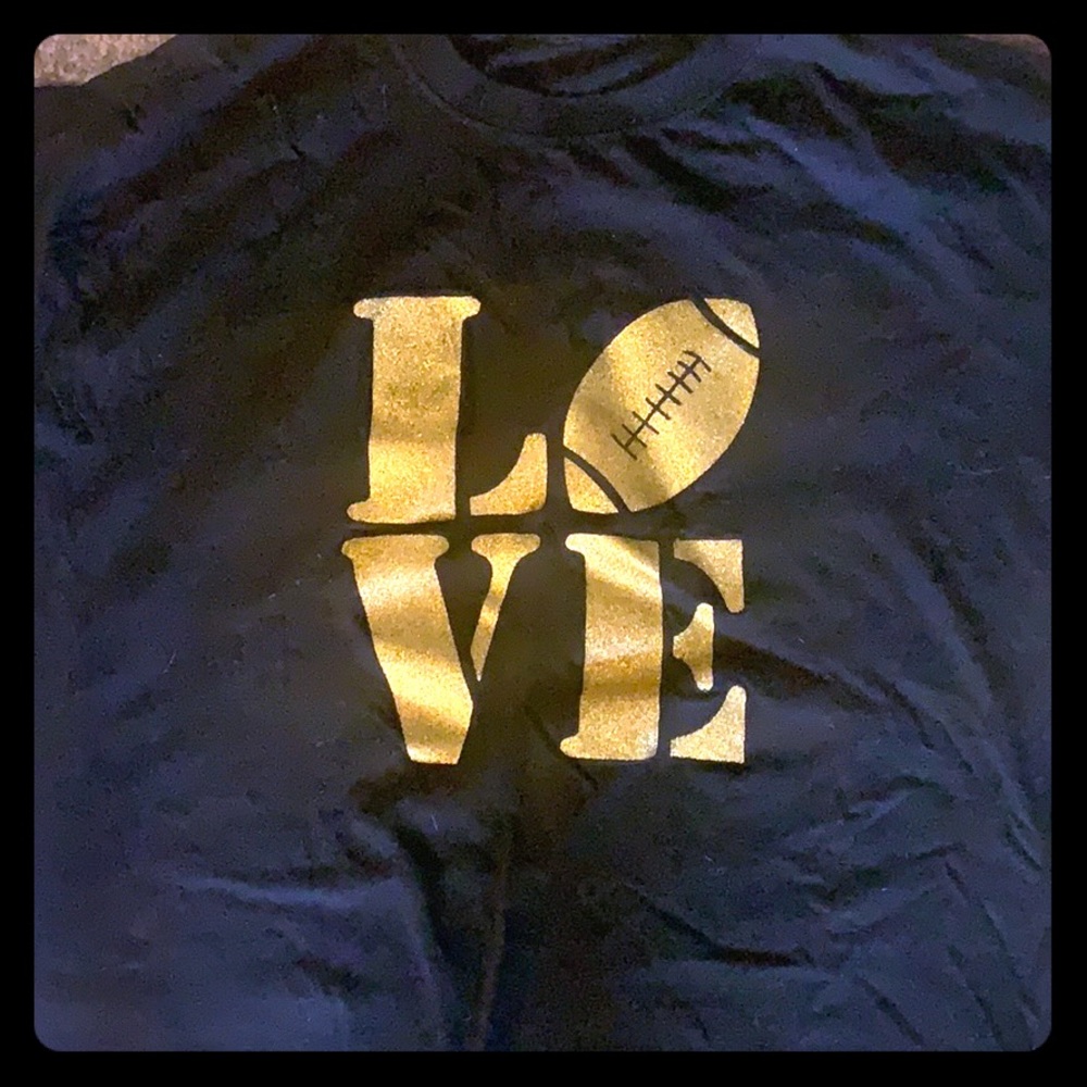 Love football oversized t-shirt